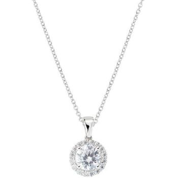 Collier Amén Zircons blancs Argent 925 Rhodié 45 cm
