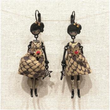 Traviesas de Diseño Marrón 'Lilipoupettes'