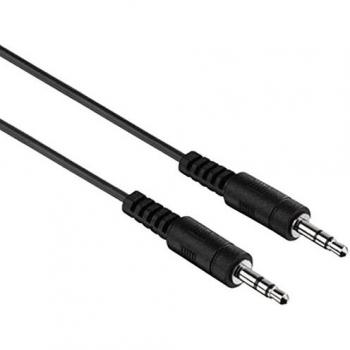 Conector Jack Estéreo 3,5 mm Negro 10 cm HDS Supply