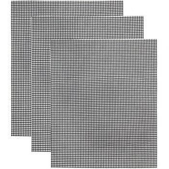 3PCS Reusable BBQ Mat 15.75x13in