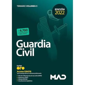Guardia Civil (Escala de Cabos y Guardias). Temario volumen 3