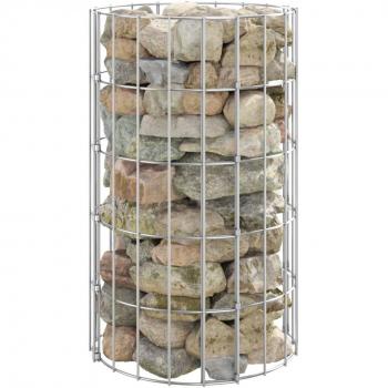 Poteau à Gabion Circulaire (Acier Galvanisé) 30×50 cm – VidaXL