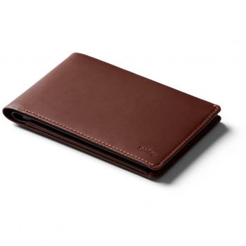 Leather Travel Companion: Bellroy Passport, RFID & Pen Wallet in Cocoa