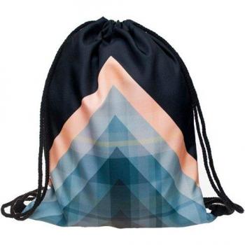 Women’s Softback Geometric Print Drawstring Bag