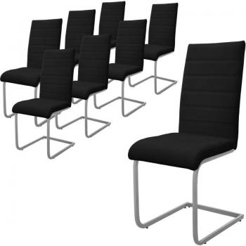 Set di 8 Sedie Salotto e Cucina ML-Design in pelle finta