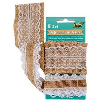 Ruban décoratif en jute