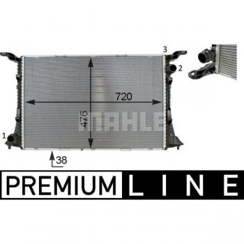 BEHR Premium Line Engine Cooling Radiator CR 82 000P