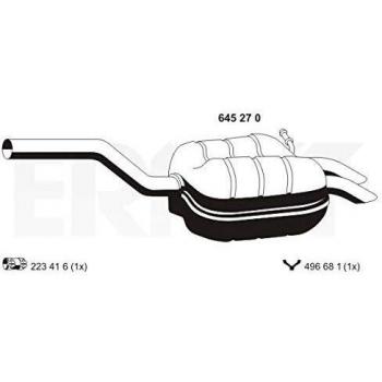 Silenciador trasero modelo ERNST 645270