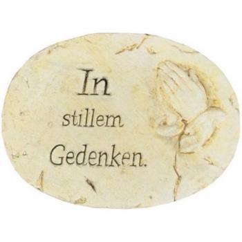Lebensweg-Spruch – Ovaler Gedenkstein