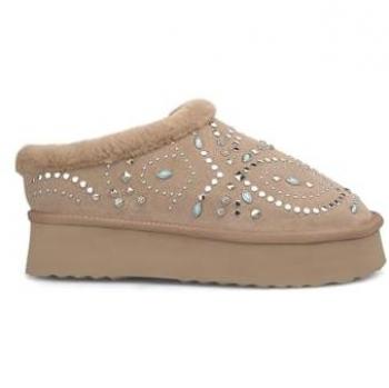 ALMA EN PENA Lässige Damenhalbschuhe Beige