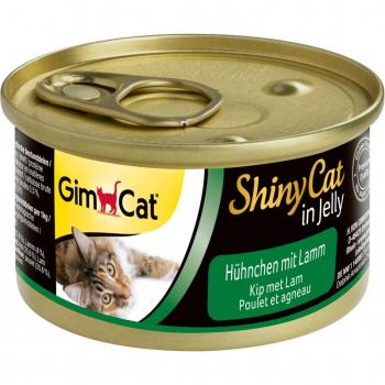 GimCat ShinyCat Hühnchen & Lamm Gourmet 24x70g