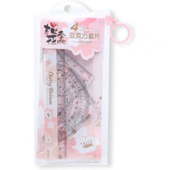 Cherry Blossom Kawaii Ruler Set