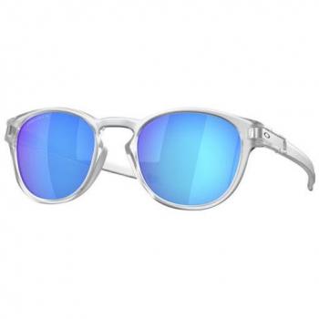 Luxottica Oakley OO9265 LATCH Herren-Sonnenbrille Vollrand Panto Kunststoff-Gestell, grau