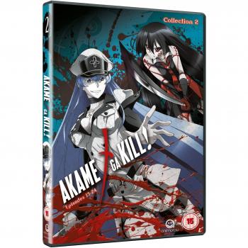 Akame Ga Kill Collection 2 (Episodes 13-24) [DVD] UK REGION 2, NEW