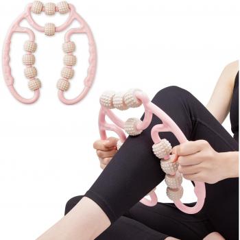 Pink 12‑Ball Body Massage Roller – Full‑Body Relief