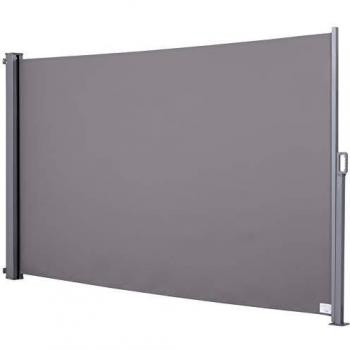 Brise-Vue Rétractable 3L x 2H m Aluminium Polyester Anti-UV 280g/m²