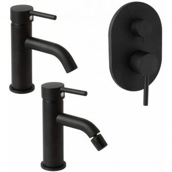 Mitigeurs Design Noir pour Lavabo, Bidet et Douche