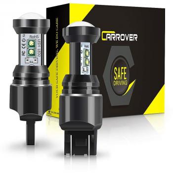 Luci Retromarcia CREE LED 7443 12V 6000K Bianca per Auto