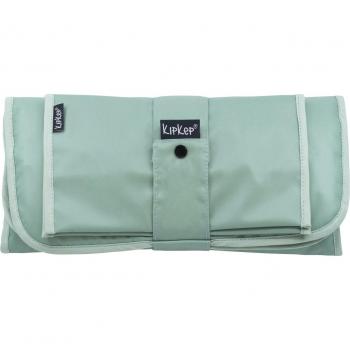 KipKep Babywickelset: Unterlage + Etui in Pastellgrün