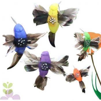 Dancing Hummingbird Solar Garden Art