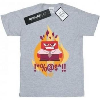 T-shirt Disney Garçon Inside Out Motivé 9-11 Ans Blanc