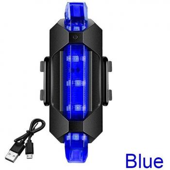 Mountain and Road Bike USB Rechargeable Rear LED Light