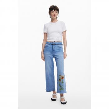 Blaues Desigual Jeans Ohio 25SWDD14 in Straight Fit