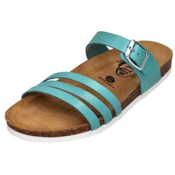PLAKTON BERTA 185862 Aqua Pantoletten für Frauen