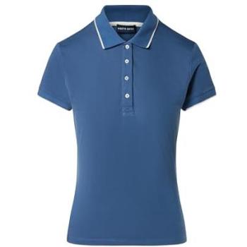 Chemisette polo bleu femmes