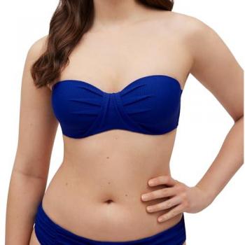 Bikini Bandeau Micropiqué con Tirantes Ajustables – Copas C y D