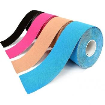 Cinta elástica impermeable para fitness, 5 cm, 4 unidades