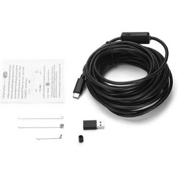 Boroscopio tipo C 7mm y 8mm, cámara USB para reparación de vehículos