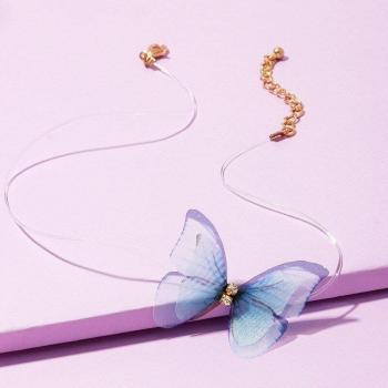 Romantic Butterfly Party Jewelry Necklace