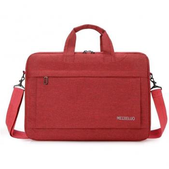 Large Capacity Eco-Friendly Laptop Shoulder Bag, Waterproof Design