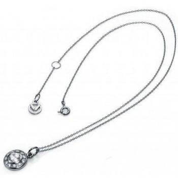 Gargantilla Viceroy con piedra redonda