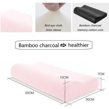 Oreiller Cervical avec Charbon de Bois et Mousse à Mémoire