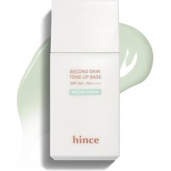 Second Skin Tone Up Base Green – Hince #Muted