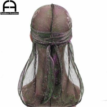 Turbante Durag Brillante y Ondulado
