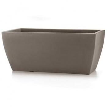 Jardinera Veneto Essential 80 cm – Vaso in Plastica Colorata Cappuccino