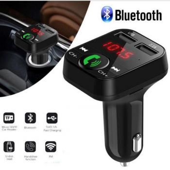 Car Bluetooth Handsfree FM Transmitter with MP3 Player and USB Charging