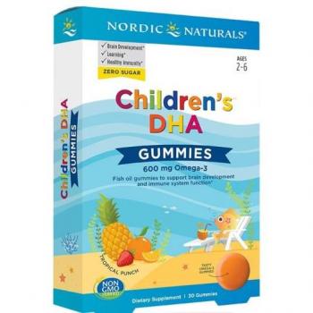 Nordic Naturals Gummies DHA Bambino, 600 mg – 30 Dolcetti