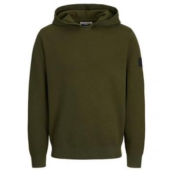 Camisola com Capuz Jack & Jones JCOAERO KNIT SN CYPRESS