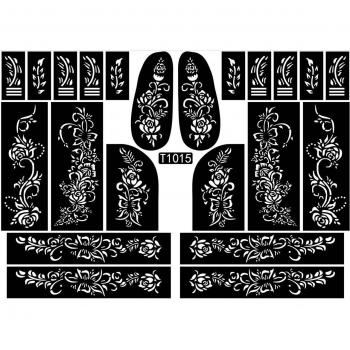 Pochoirs Mehndi KD22 – Créations Cutanées