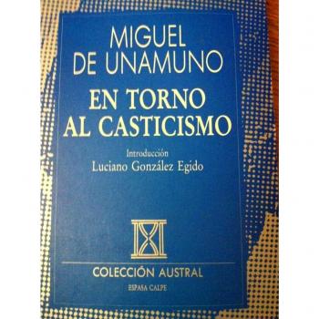 En Torno Al Casticismo Tapa Dura Miguel De Unamuno