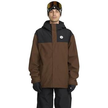 Buck 380 – Veste Snowboard Homme Brown, Taille Small, Imperméable et Respirante