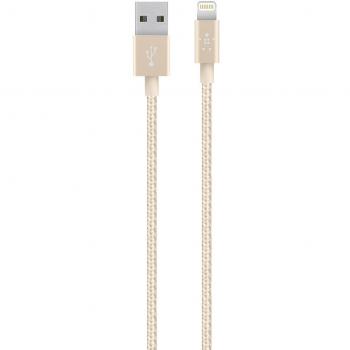 Belkin Premium MixIt Metallic Lightning Ladekabel für iPhone in gold