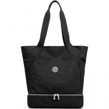 Sac à couches femme, double section humidité/sec, bandoulière, voyage léger, haute capacité
