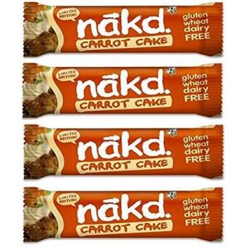 Nakd Carrot Cake Raw Fruit Nut Bars 35g