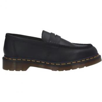 Dr. Martens Men's Black Smooth Leather Loafers, Size 11 US