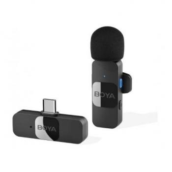 BOYA-minimicrófono Lavalier inalámbrico profesional accesorio para iPhone iPad Android